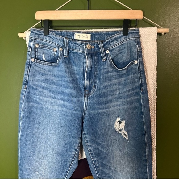 MADEWELL the high rise slim BOYJEAN blue size 25 - Picture 4 of 9